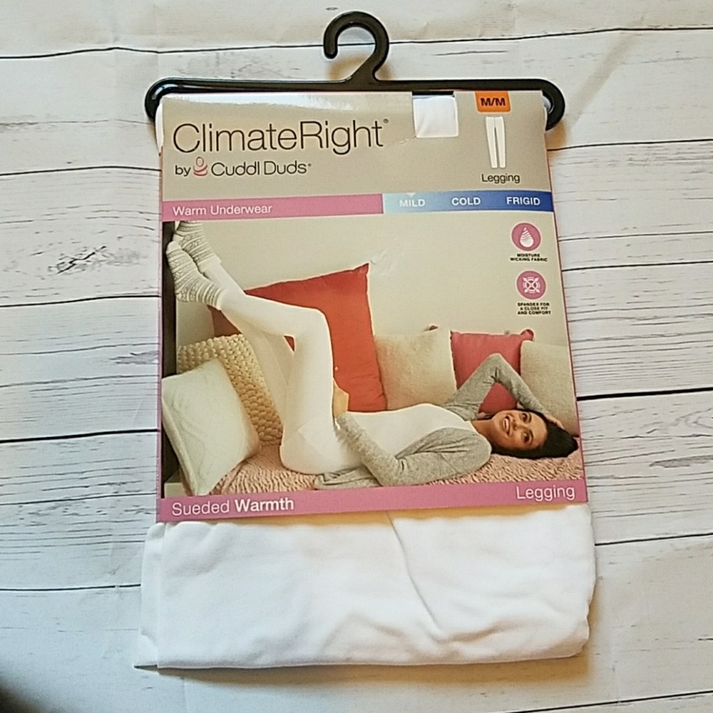 Climate Right NWT leggings white mild, LRG